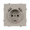 Минифото #2 товара Механизм розетки с USB зарядкой SCT-NOBE-MUAA-SFPL-CA (230V, 16A) (Arlight, Кашемир)