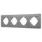 Минифото #1 товара Рамка пластиковая FRM-PERIO-PL-4-GR (Arlight, -)