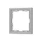 Минифото #1 товара Рамка пластиковая FRM-NOBE-SFPL-1-IS (Arlight, Никель)