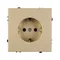 Минифото #3 товара Механизм электрической розетки SCT-NOBE-MEU1-SFPL-GD (230V, 16A) (Arlight, Золотой песок)