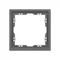 Минифото #3 товара Рамка пластиковая FRM-NOBE-SFPL-1-GR (Arlight, Серый базальт)