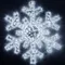 Минифото #1 товара Фигура светодиодная ARD-SNOWFLAKE-M11-1250x1200-604LED White (230V, 36.5W) (Ardecoled, IP65)
