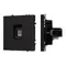 Минифото #1 товара Механизм телефонной розетки SCT-NOBE-MTL1-SFPL-BK (RJ-11, 4C) (Arlight, Черный оникс)