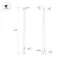 Минифото #2 товара Опора фланцевая OXOR-OK-D75-L9000 (SL) (Arlight, Сталь)